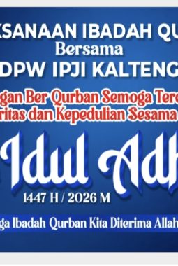 DPW IPJI Kalteng Gelar Pemotongan Sapi Kurban, Perkuat Kepedulian Sosial dan Kebersamaan