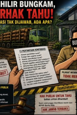 13 Pertanyaan Media Tak Dijawab, KPHP Barito Hilir Disorot Soal Keterbukaan Informasi