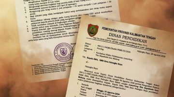 Dua Surat Disdik Kalteng Jadi Sorotan, Siswa Dikerahkan ke Launching Isenmulang di Tengah Kabut Asap